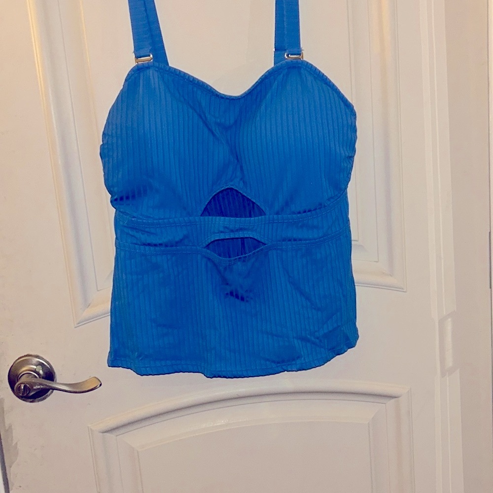 Blue Women's swimsuit Top